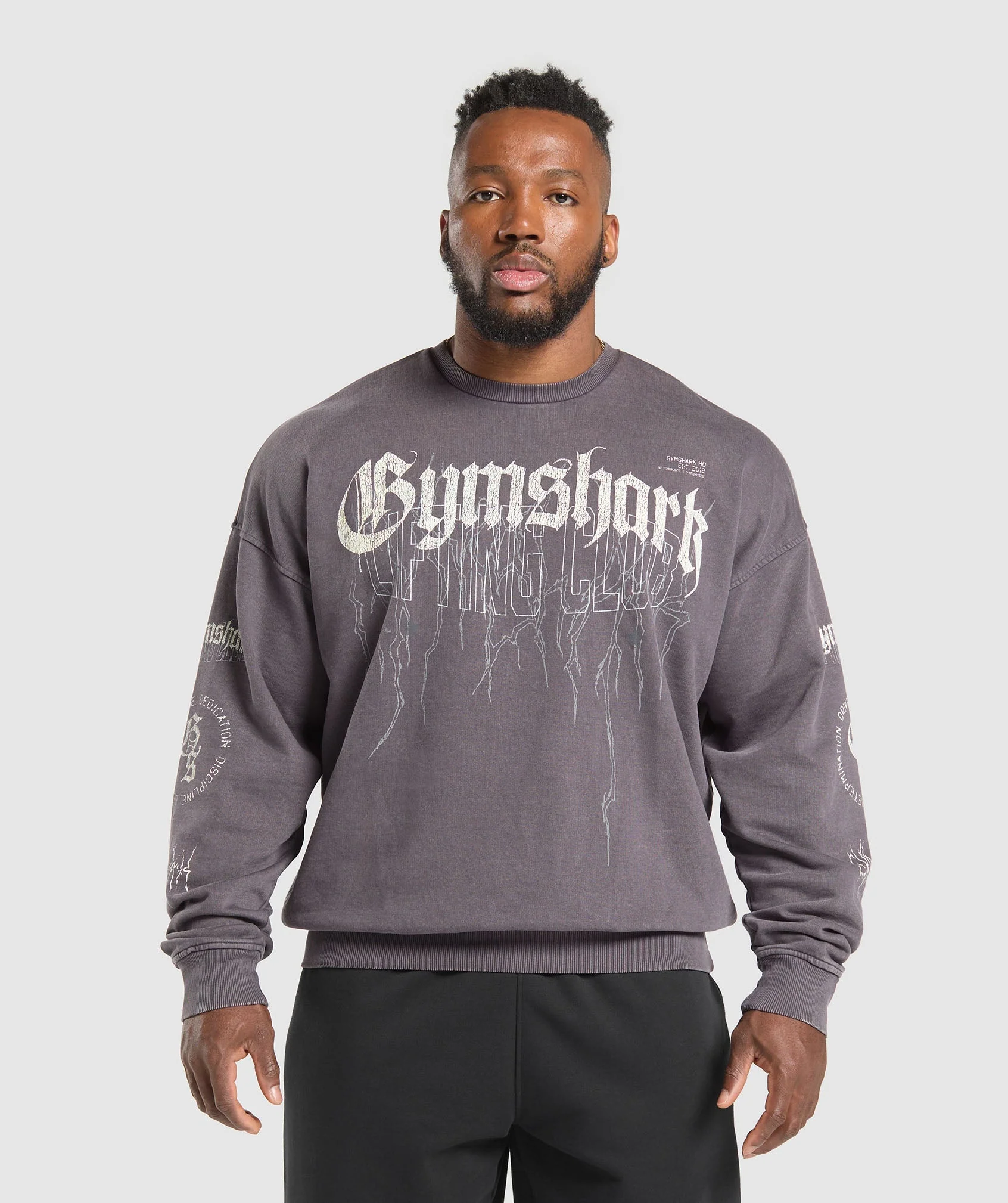 Distressed Graphic Crew