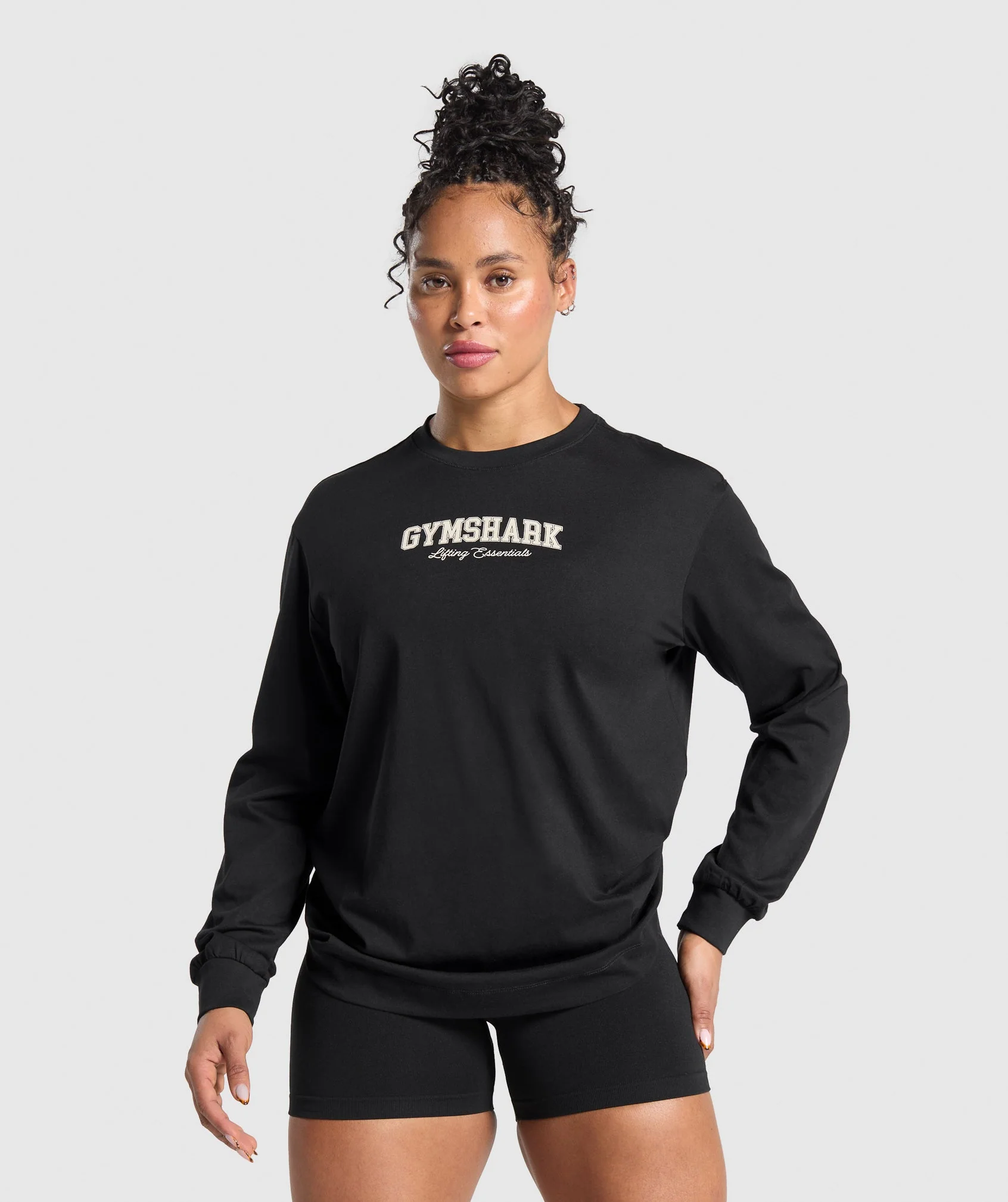Lifting Essentials Graphic Long Sleeve Top