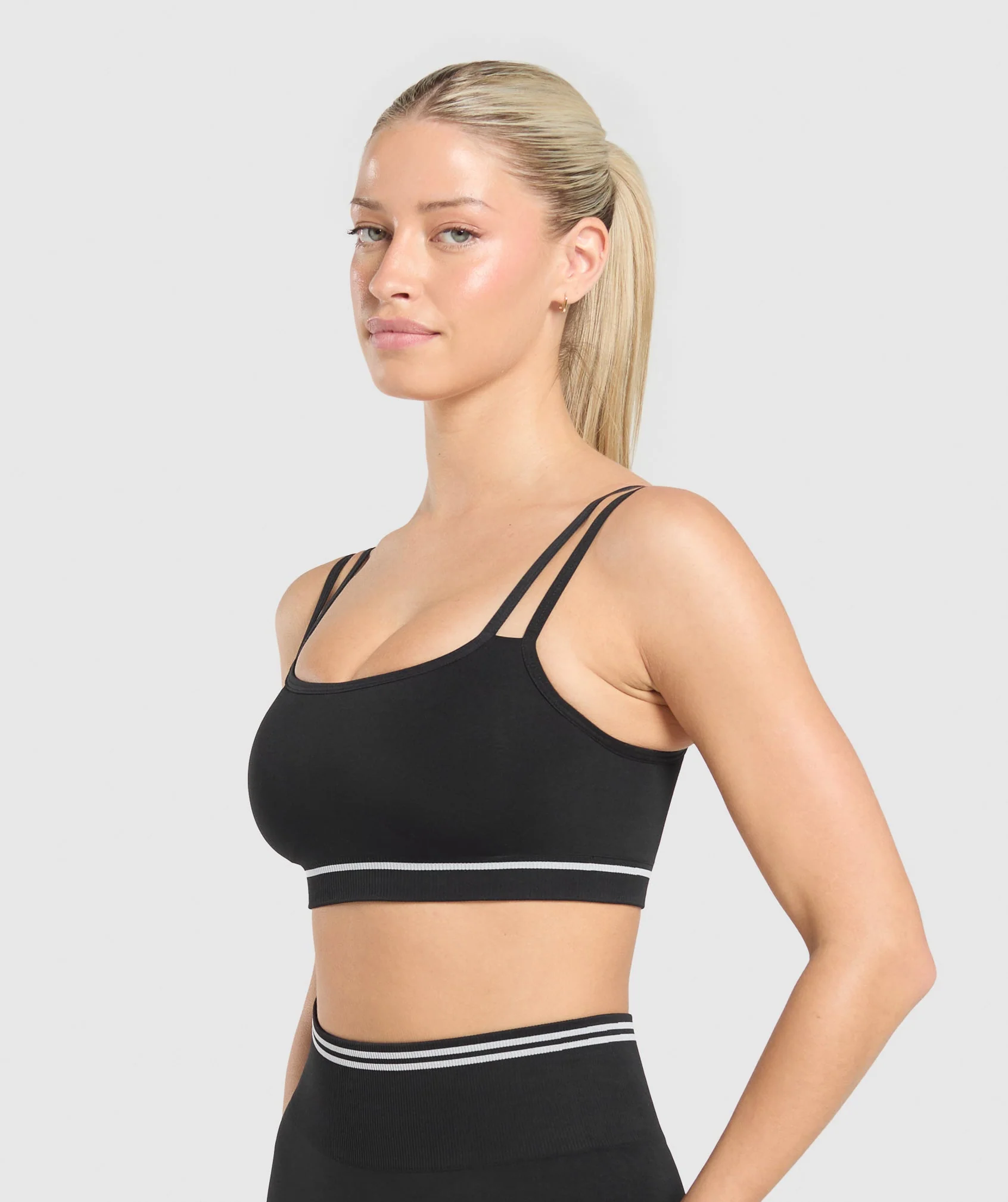 Contrast Seamless Sports Bra