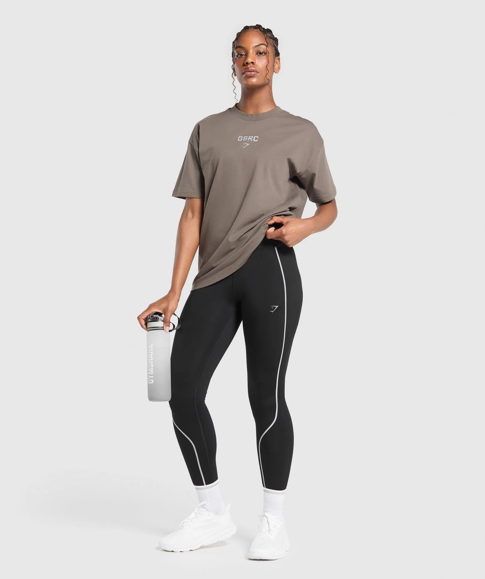 Running Graphic Oversized T-Shirt