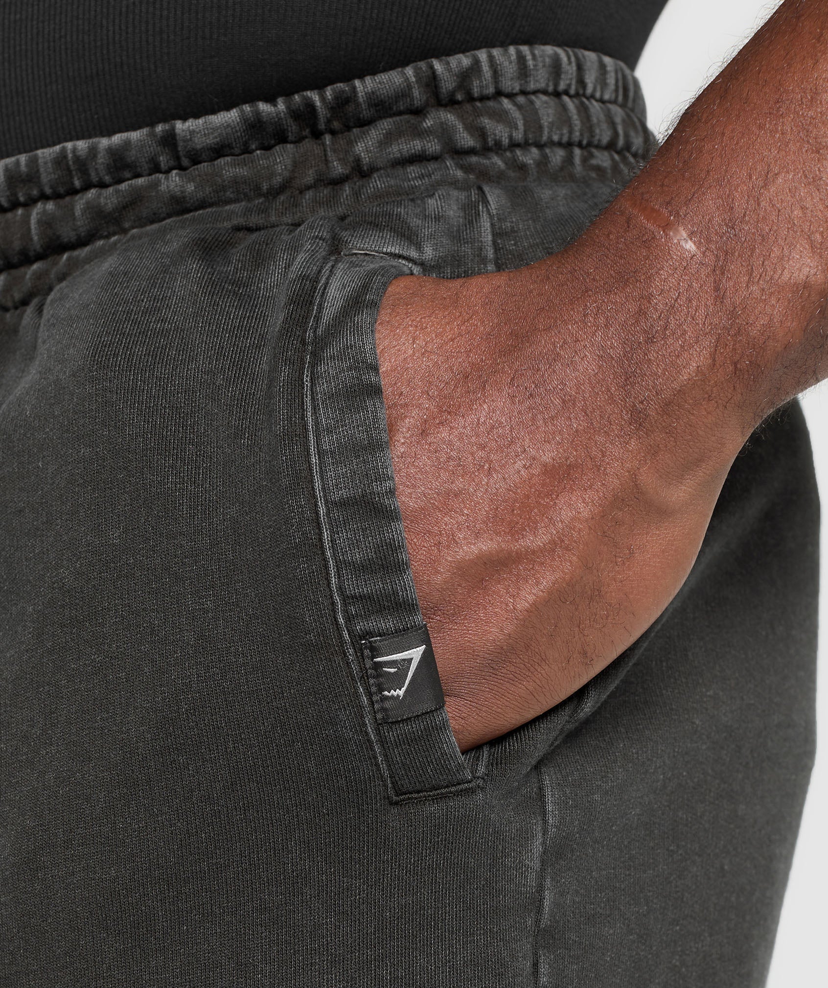 Distressed Graphic Joggers