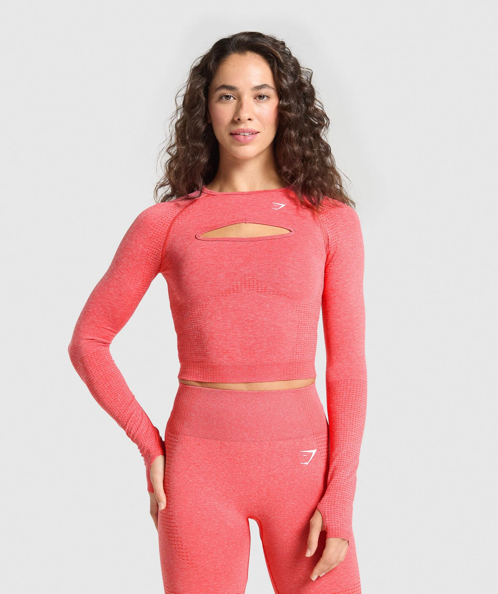 Vital Seamless Long Sleeve Cut Out Top