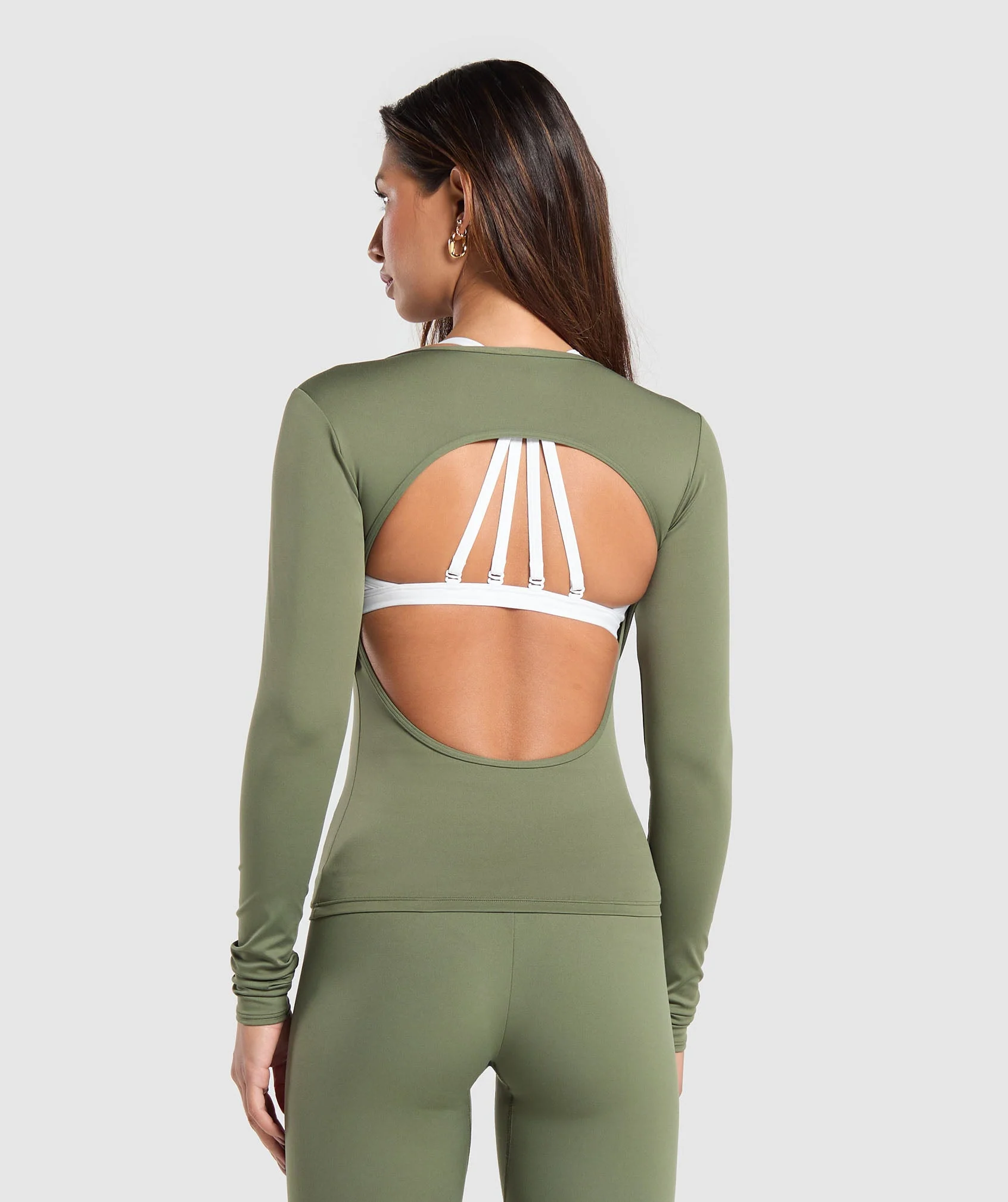 Everyday Open Back Long Sleeve Top