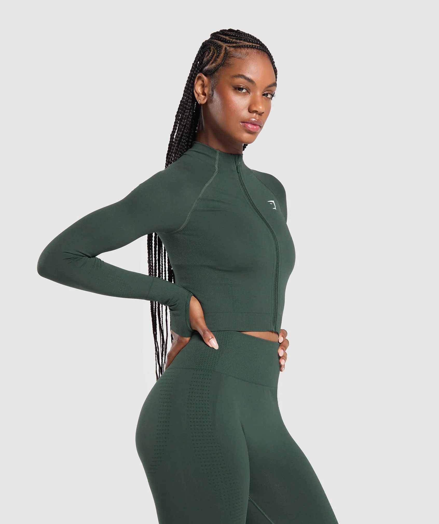 Vital Seamless 2.0 Midi Zip Up Jacket