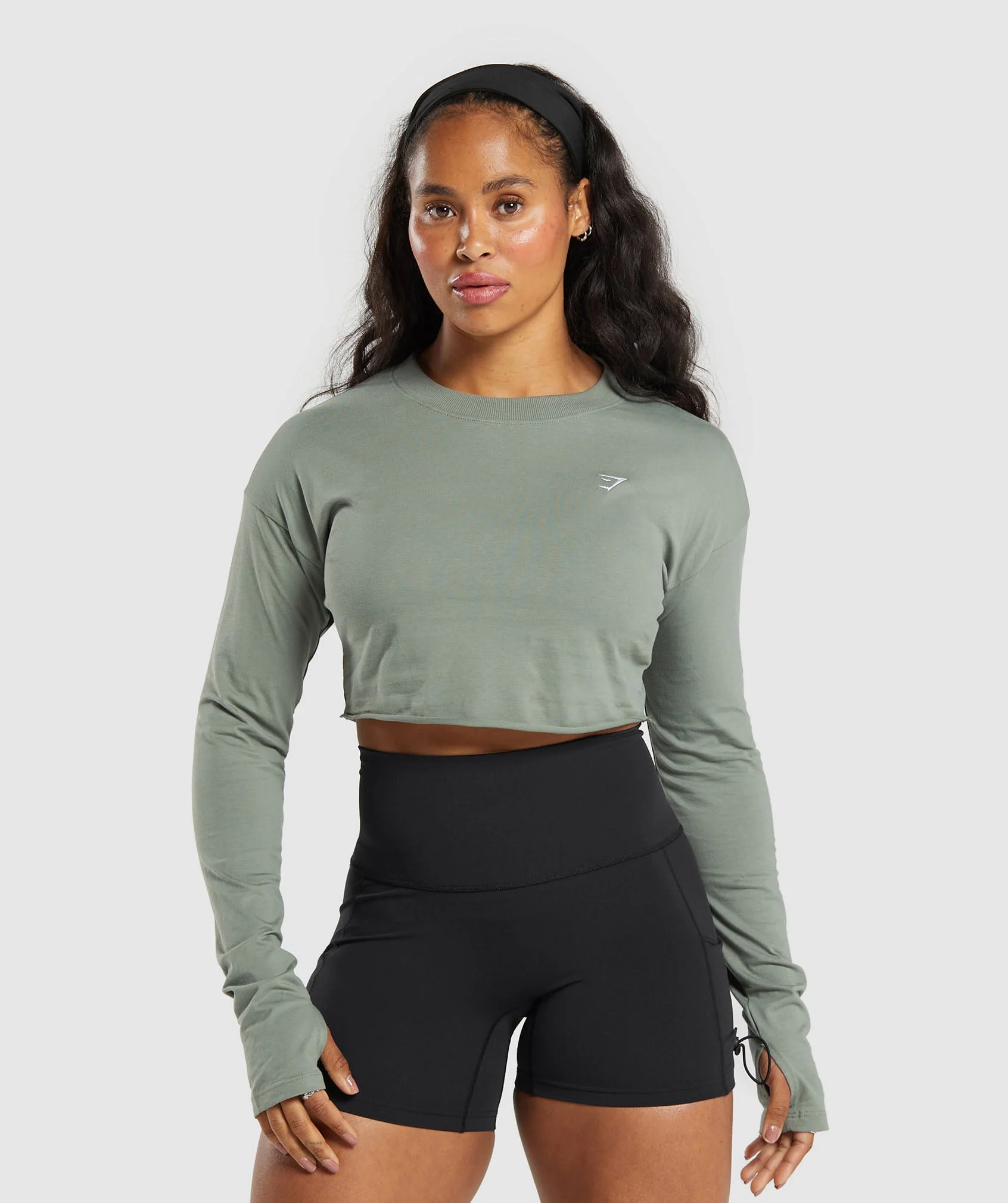 Lifting Long Sleeve Crop Top