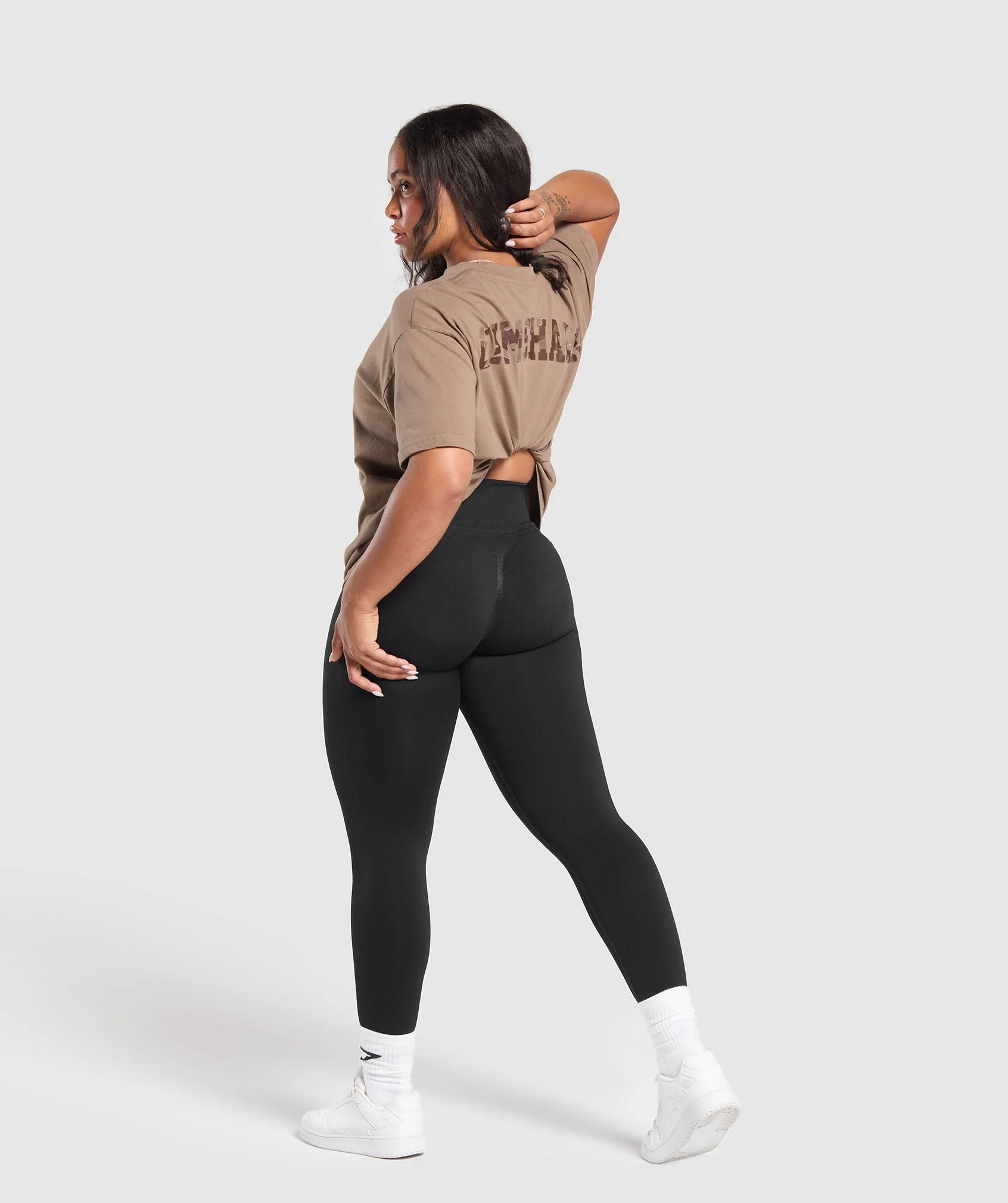 Adapt Camo Graphic Oversized Top