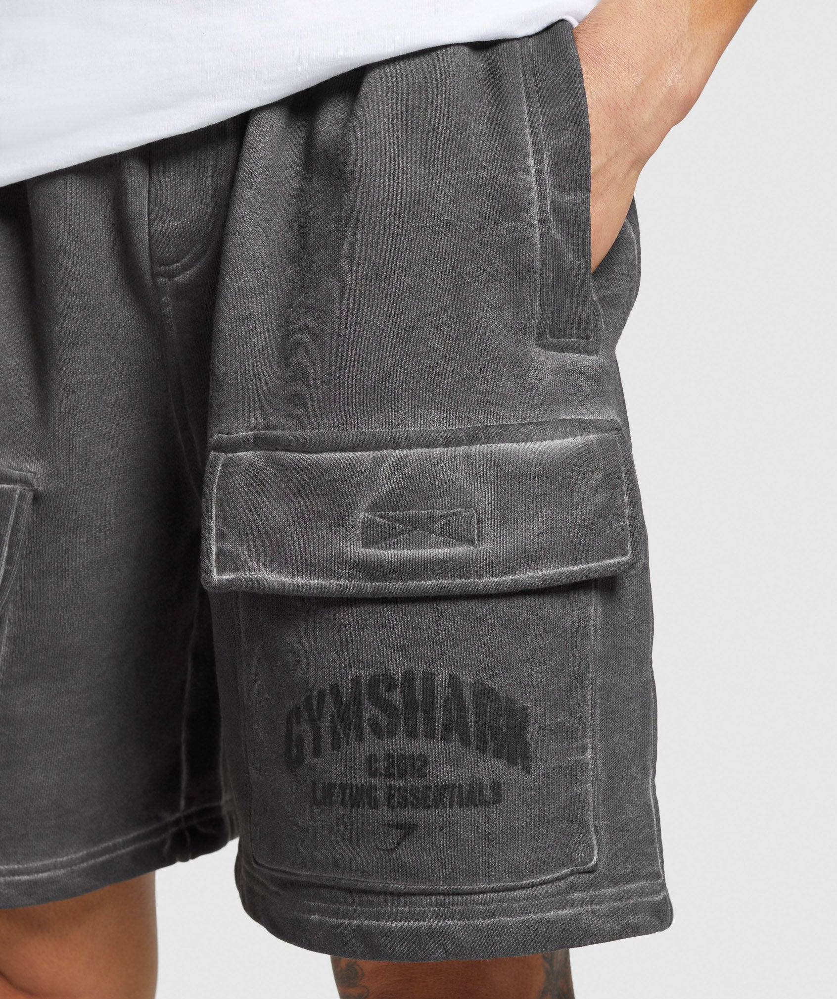 Heavyweight Washed Cargo Shorts