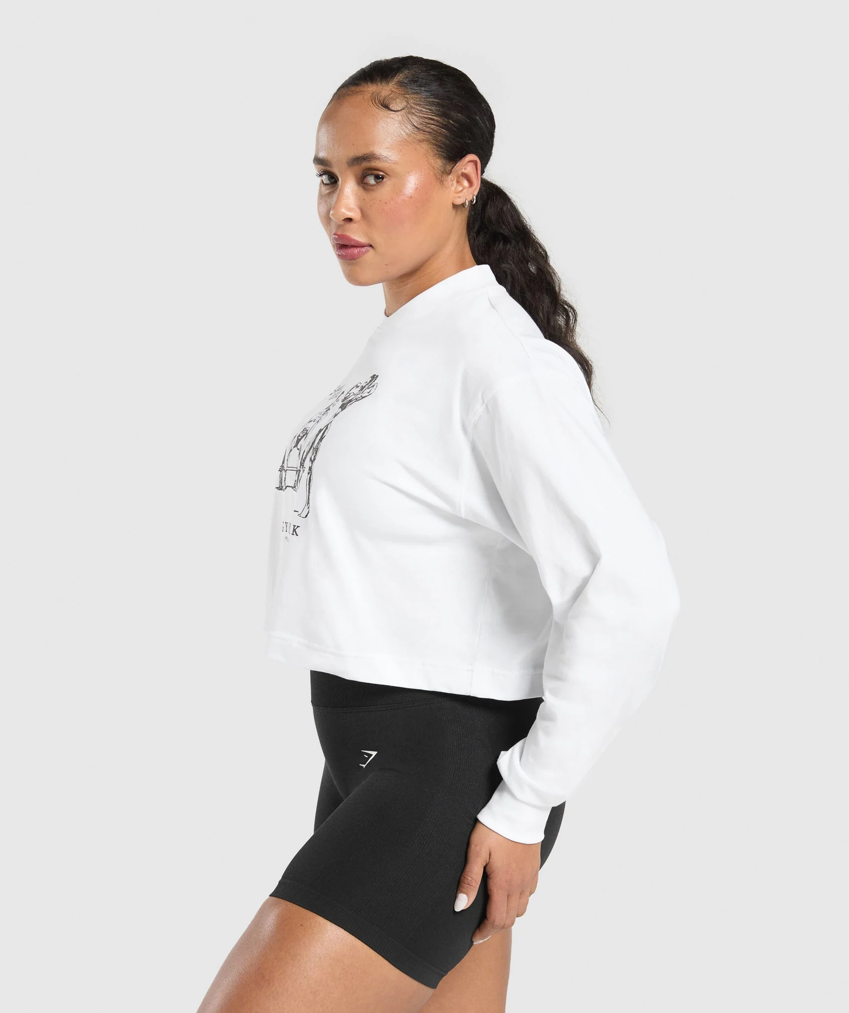 Two Strong Women Midi Long Sleeve Top
