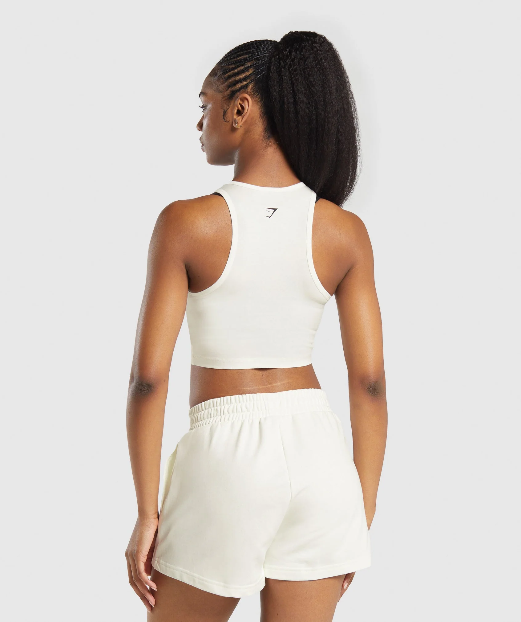 Care Label Graphic Cropped Tank