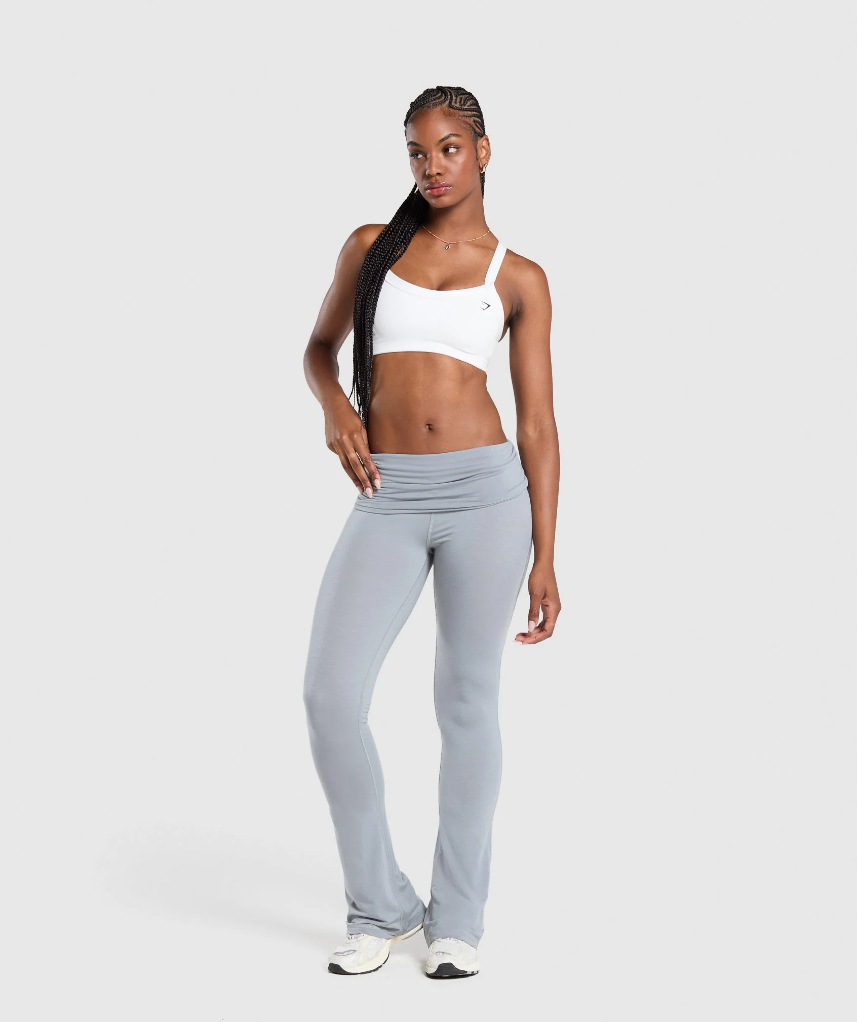 Foldover Flared Leggings