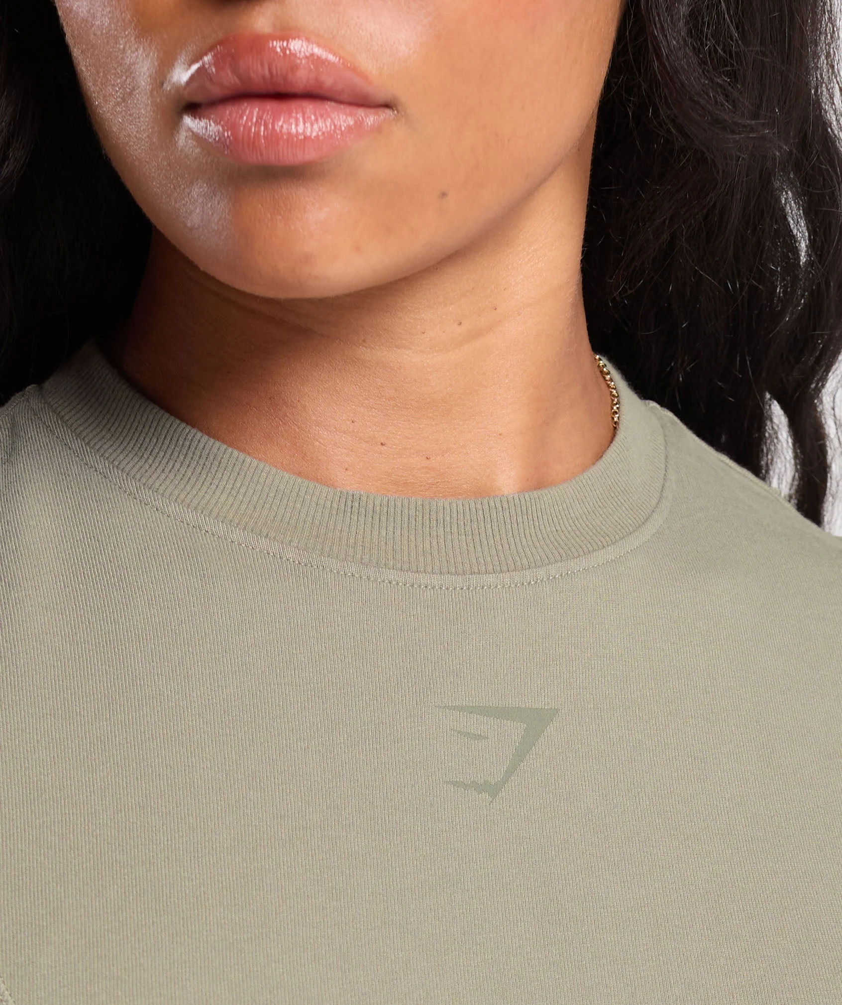 Power Oversized Long Sleeve Top