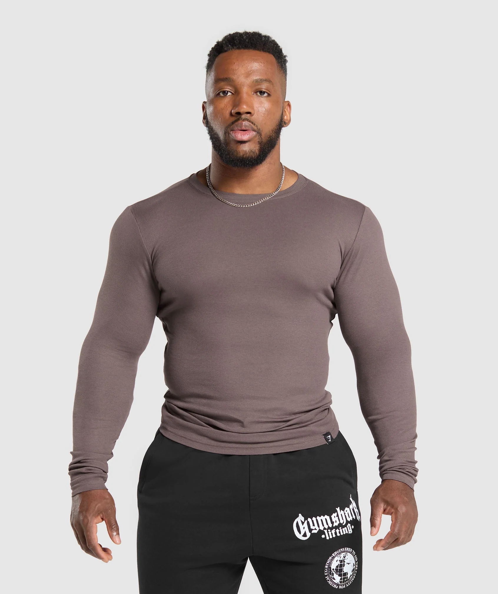 Ribbed Long Sleeve T-Shirt