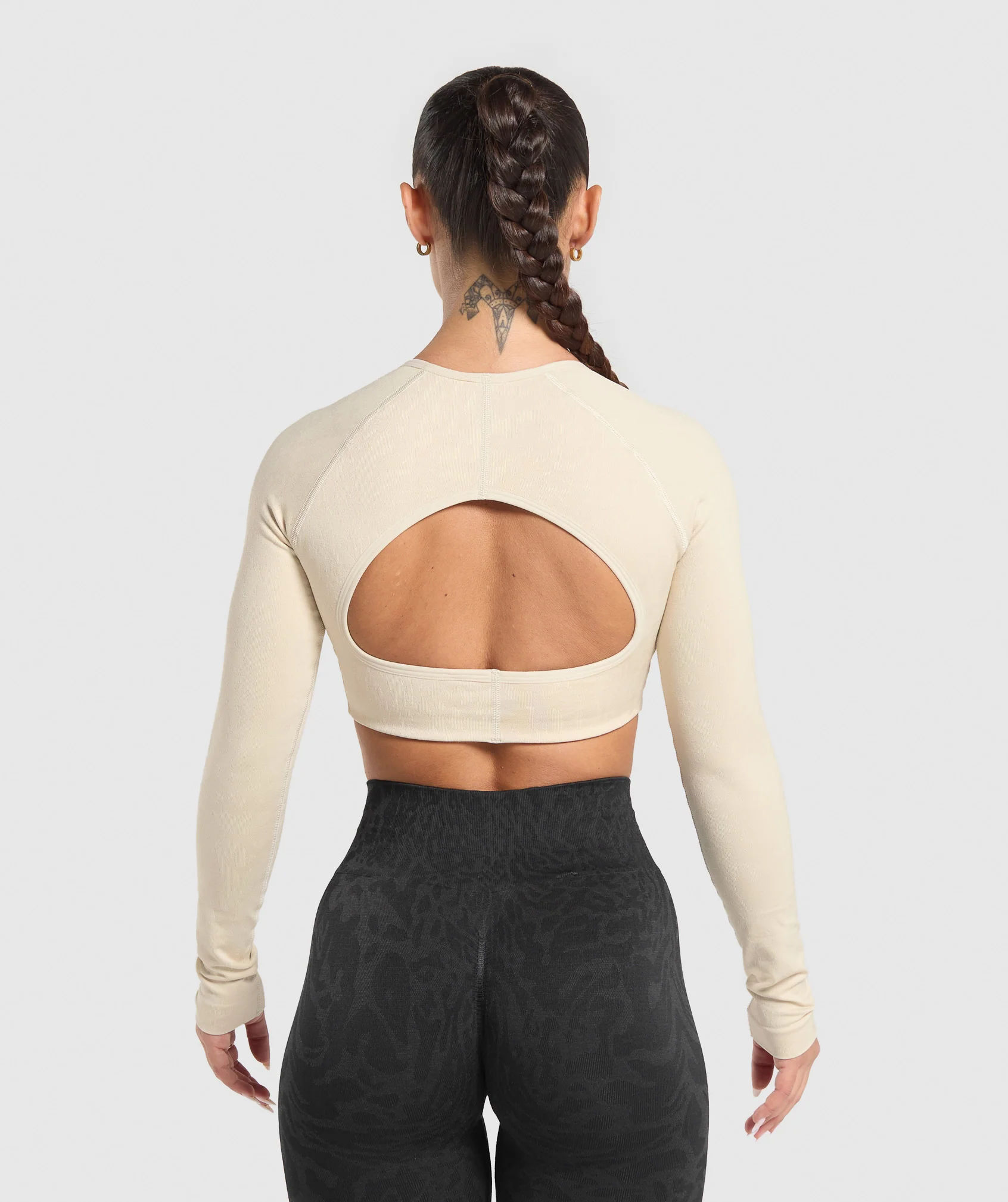 Adapt Safari Long Sleeve Crop Top