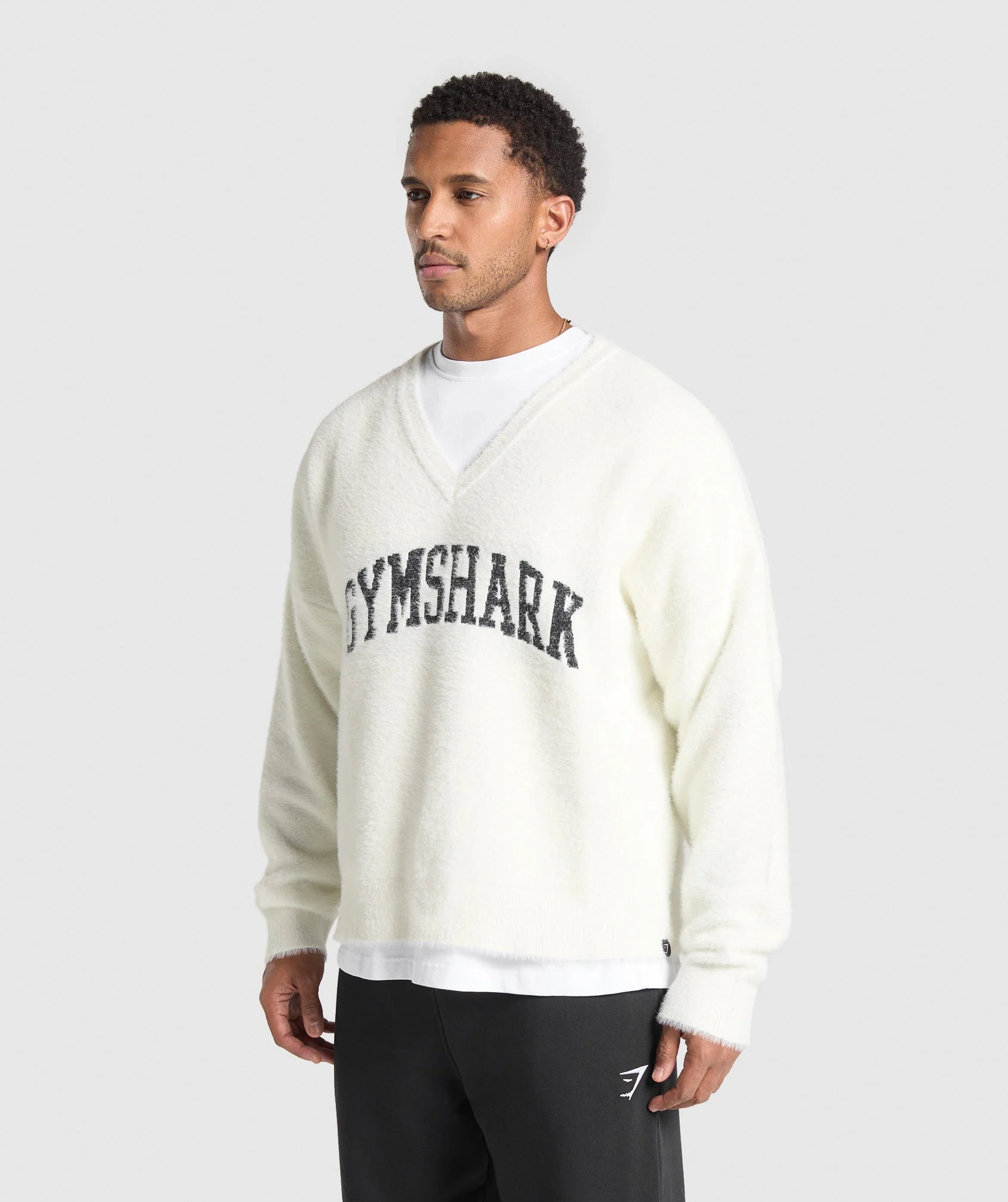 V-Neck Knitted Jumper