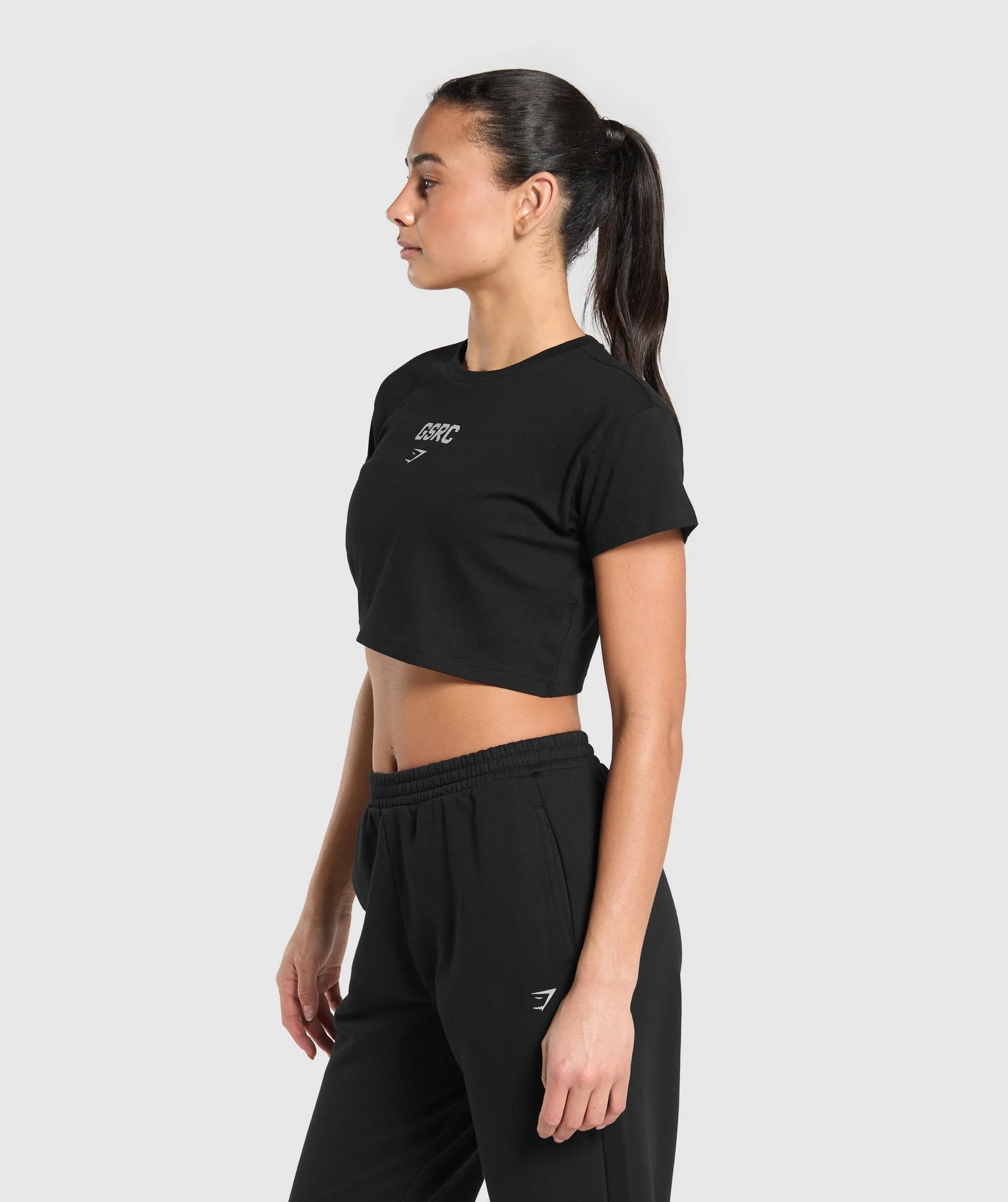 Running Graphic Crop Top