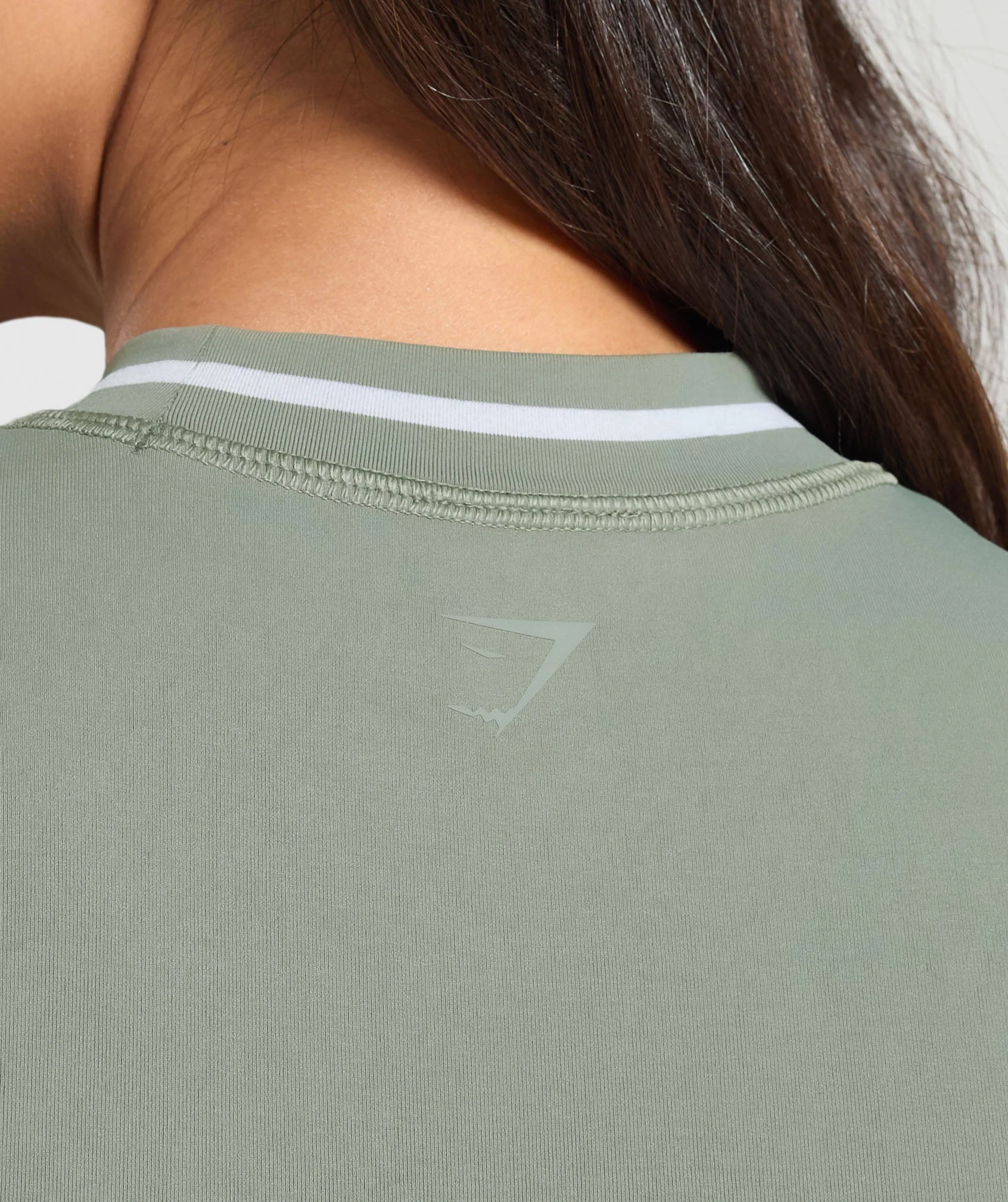 Contrast Seamless Midi Tee