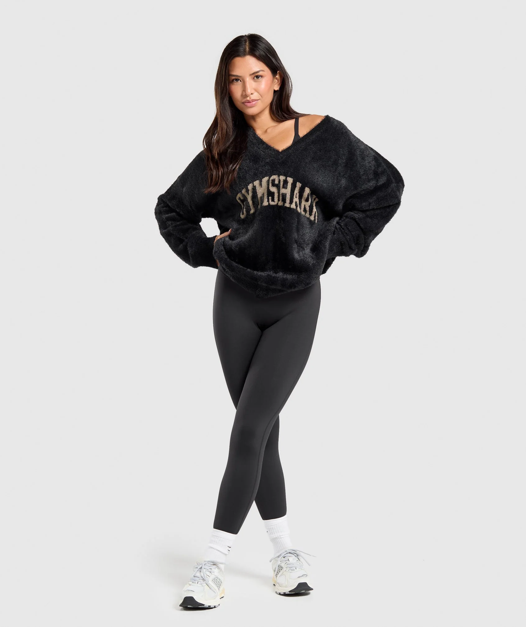 V-Neck Knitted Jumper