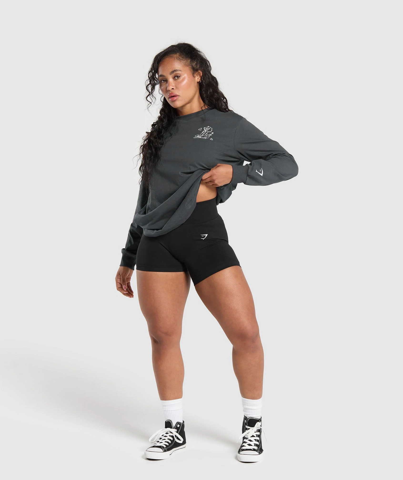 I Love Squats Long Sleeve Skater