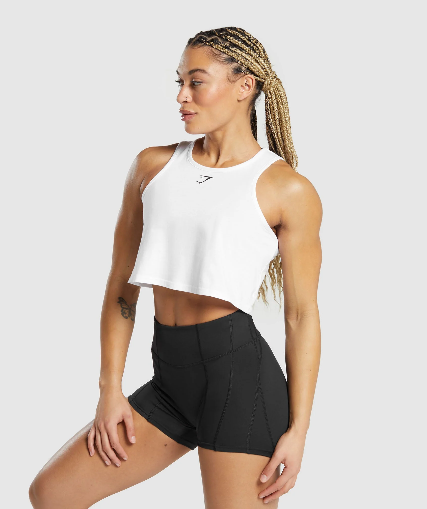 Lifting Essential Cotton Crop Tank