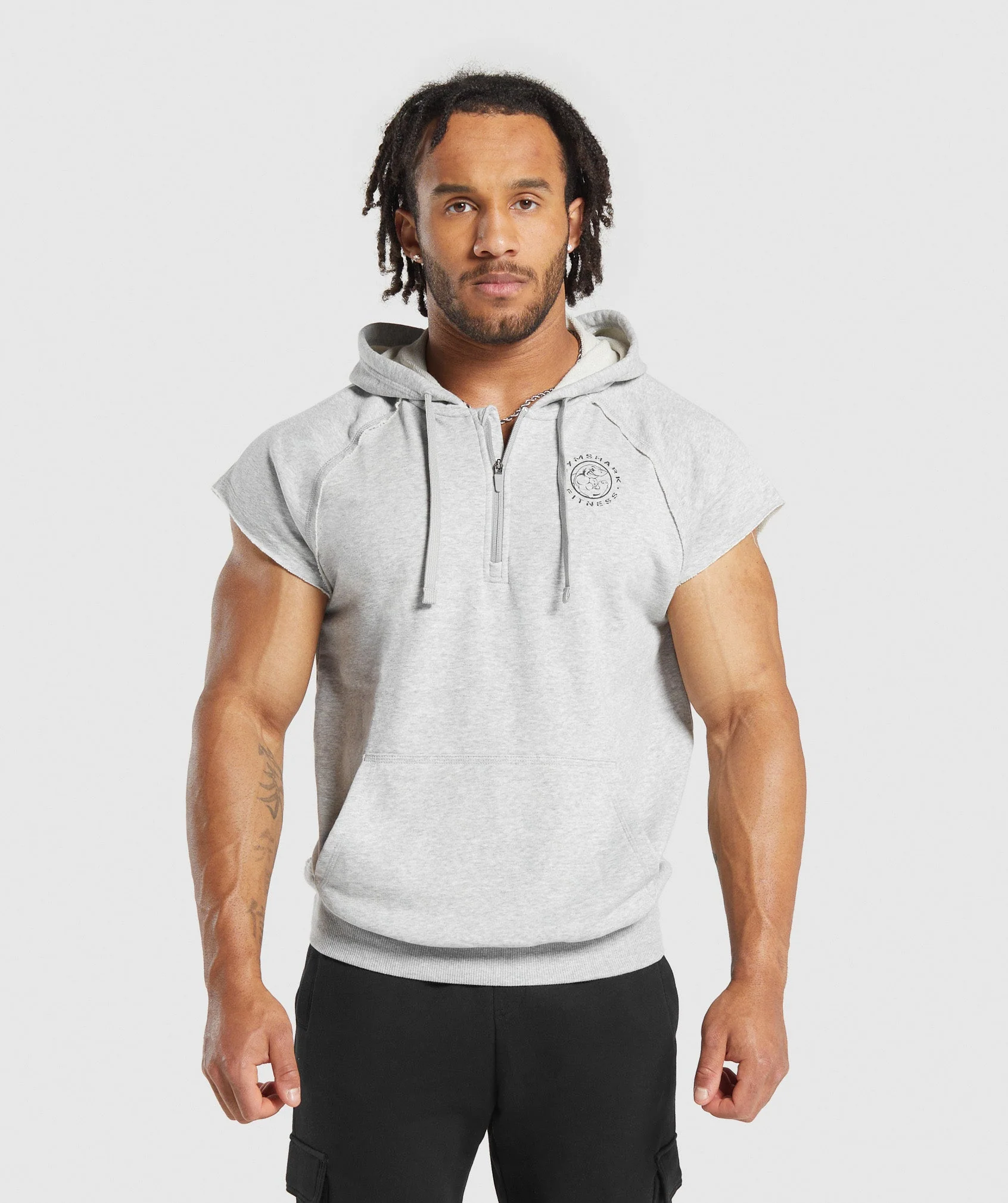Legacy 1/4 Zip Cap Sleeve Hoodie