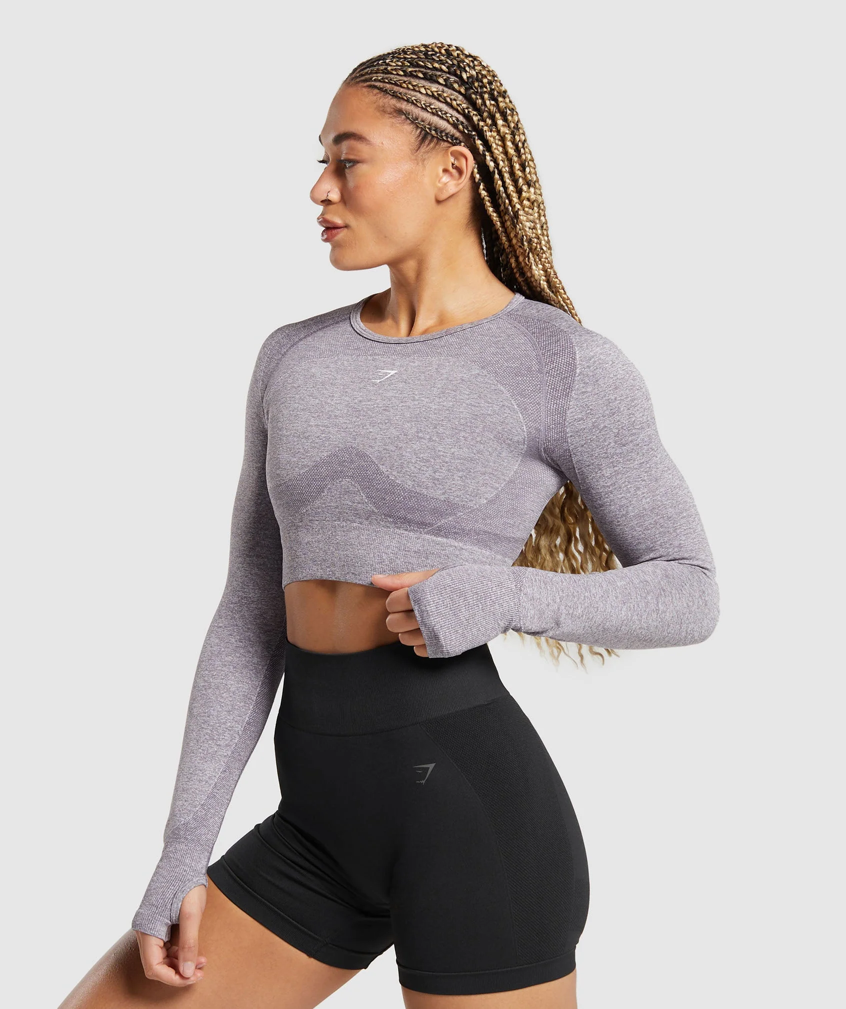 Flex Long Sleeve Crop Top