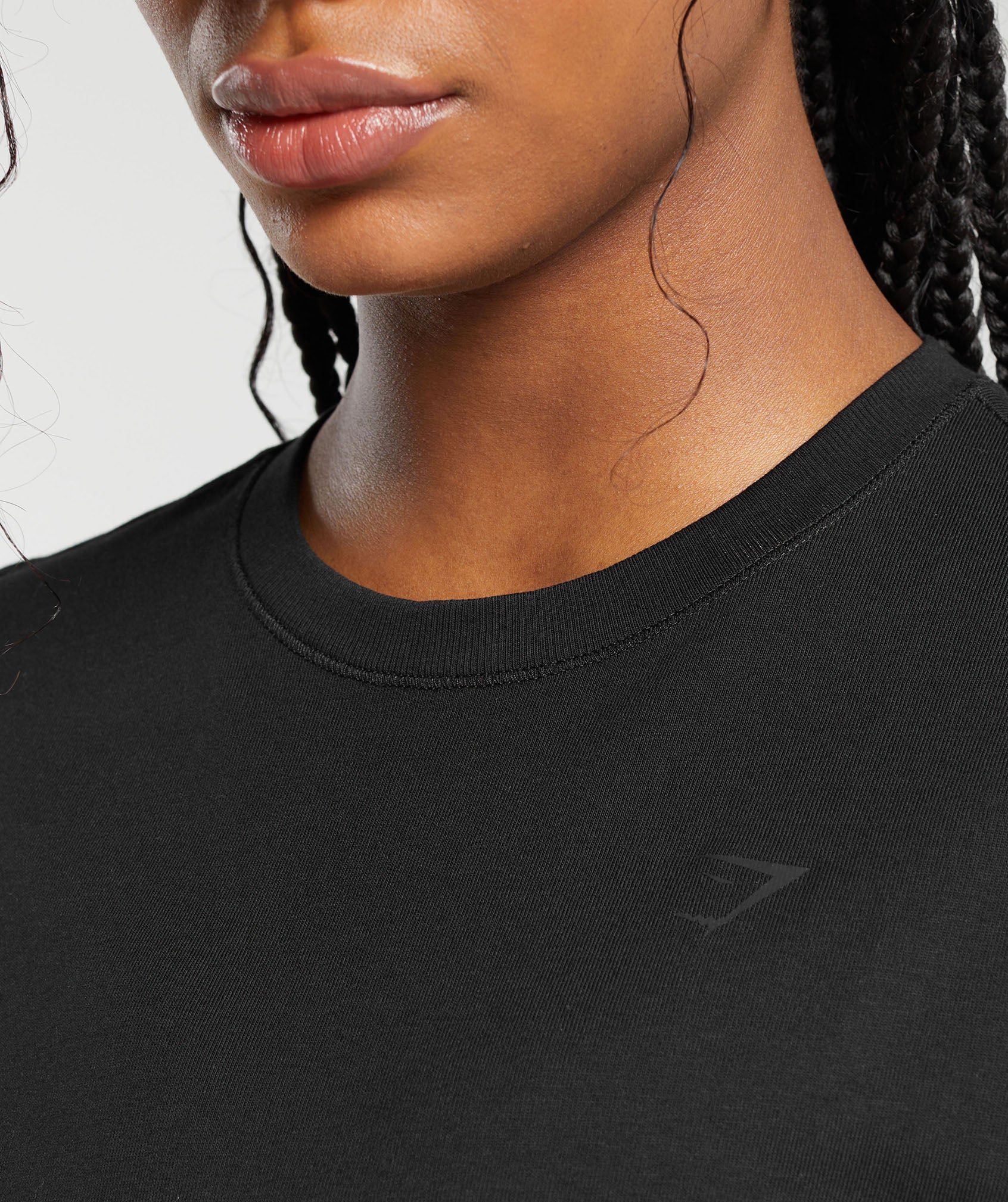 Cotton Oversized Long Sleeve Top