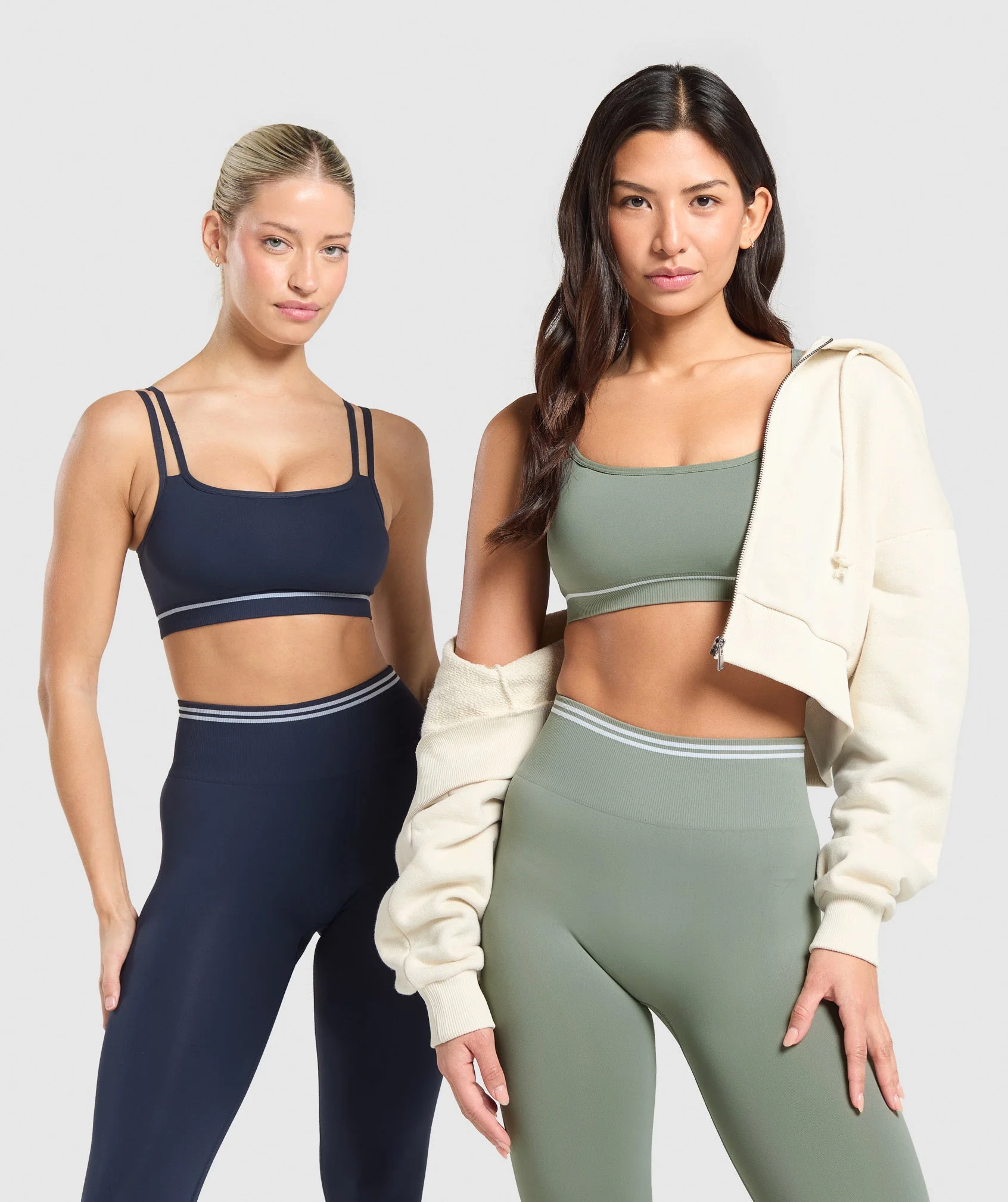 Contrast Seamless Sports Bra