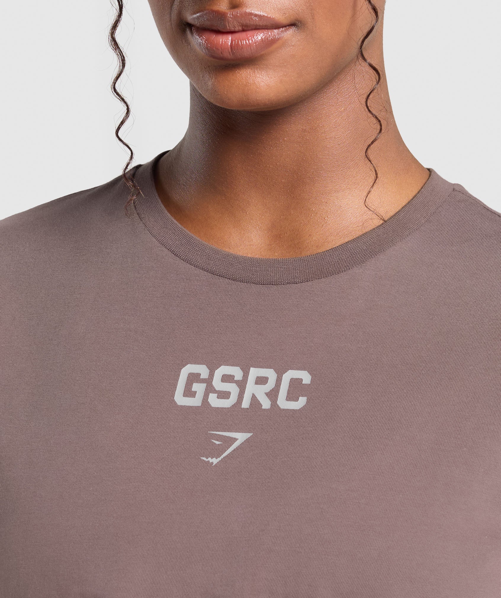 Running Graphic Crop Top