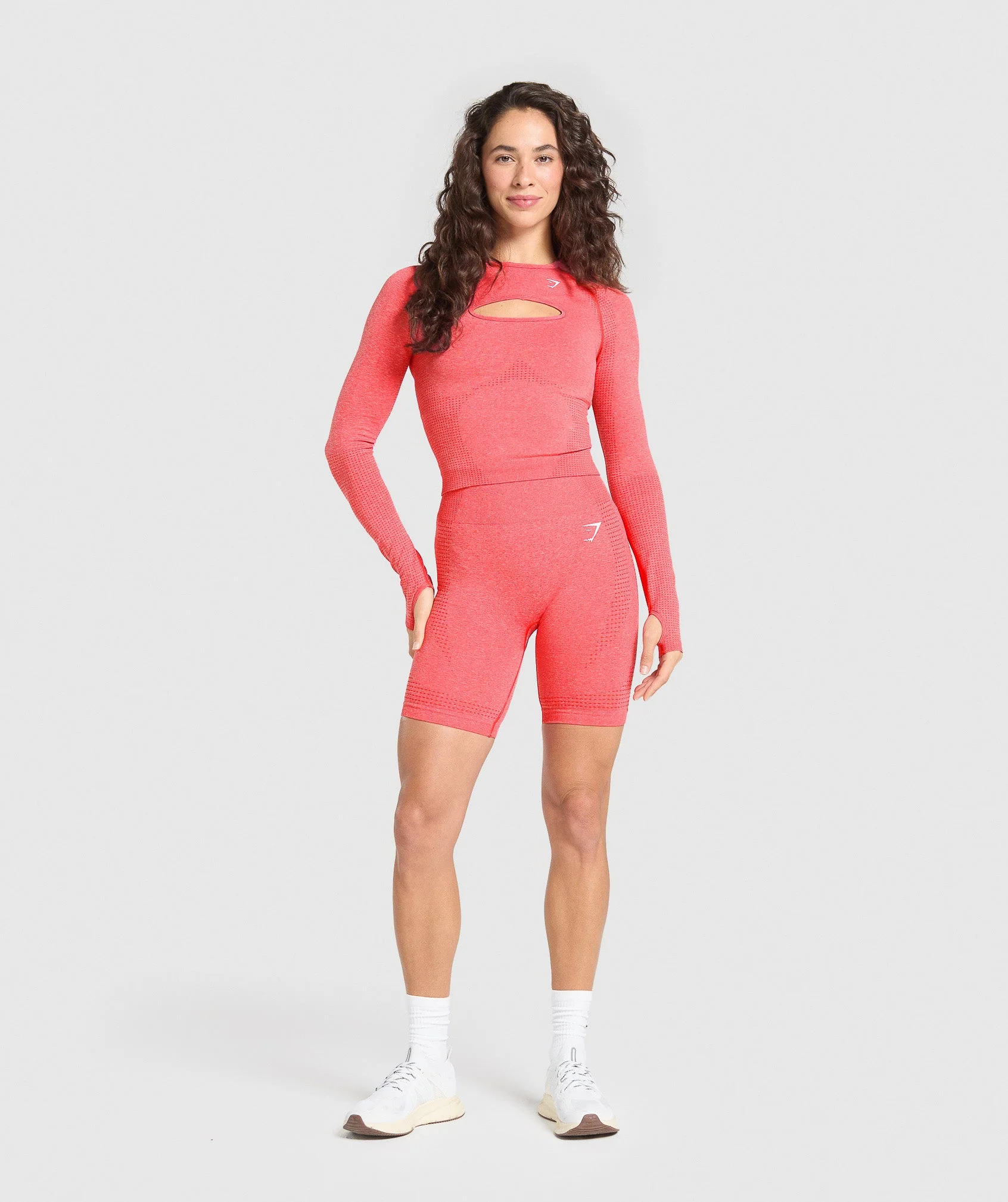 Vital Seamless Long Sleeve Cut Out Top