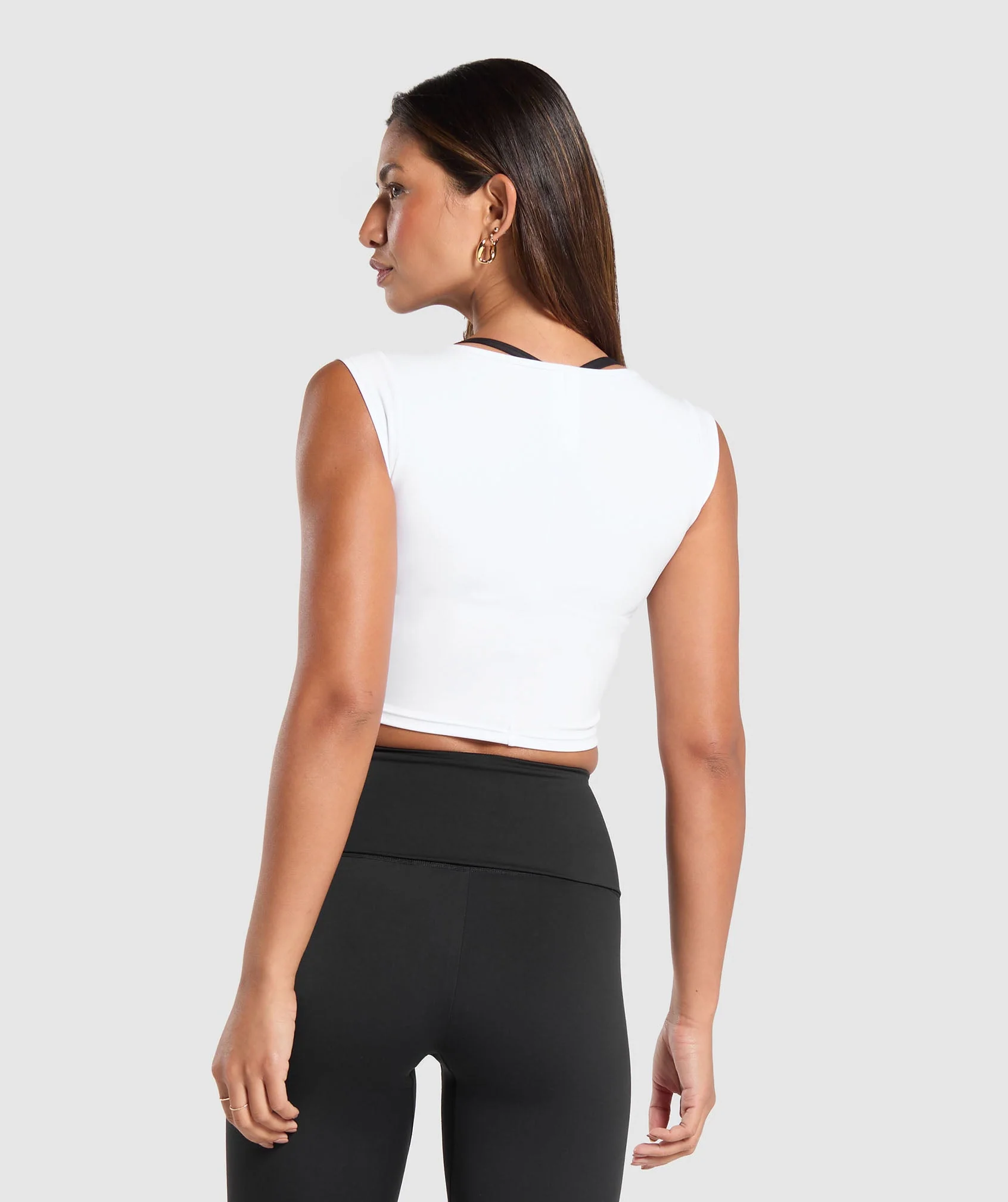 Everyday Cap Sleeve Crop Top