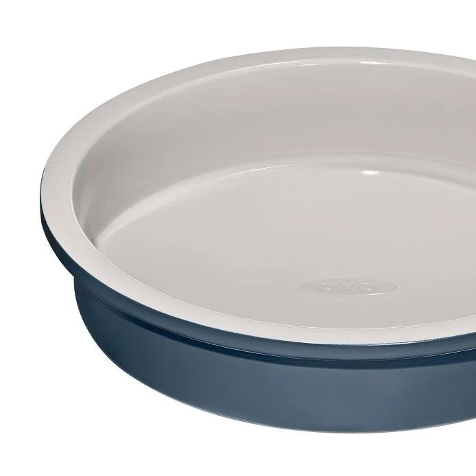 Non-Stick Pro Ceramic Coated Metal Bakeware 9” Round Cake Pan – Storm Blue