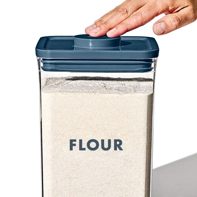 8-Piece Prelabeled Baking POP Container Set – Storm Blue