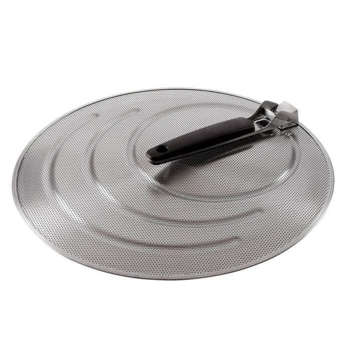 Splatter Screen With Folding Handle