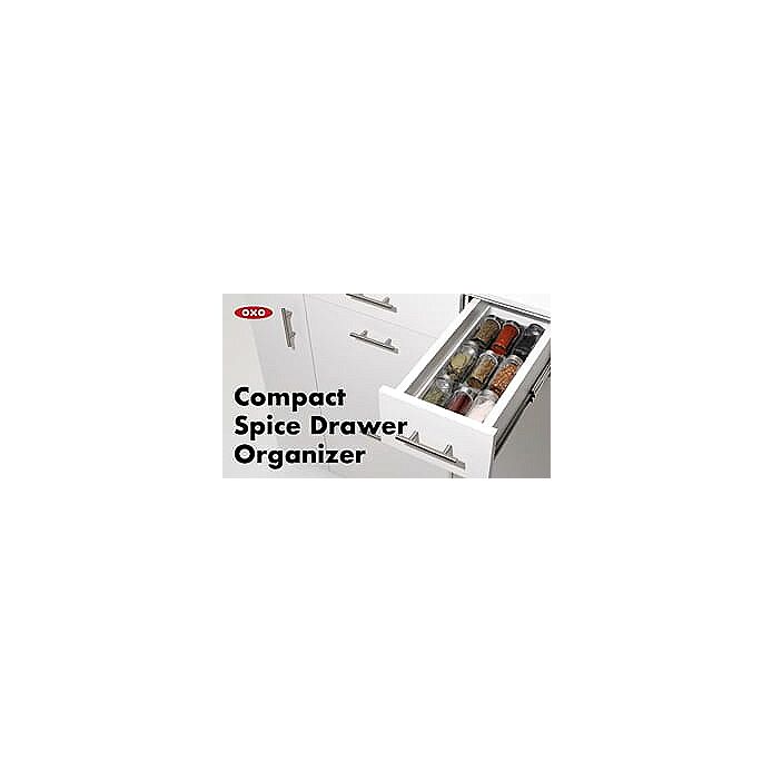OXO Compact Spice Drawer Organizer