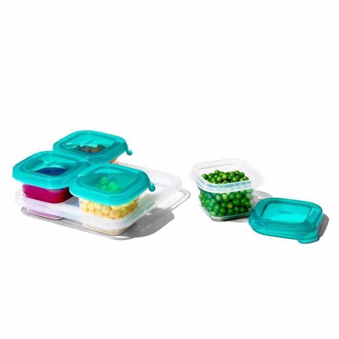 4 oz Baby Blocks™ Silicone Freezer Storage Containers