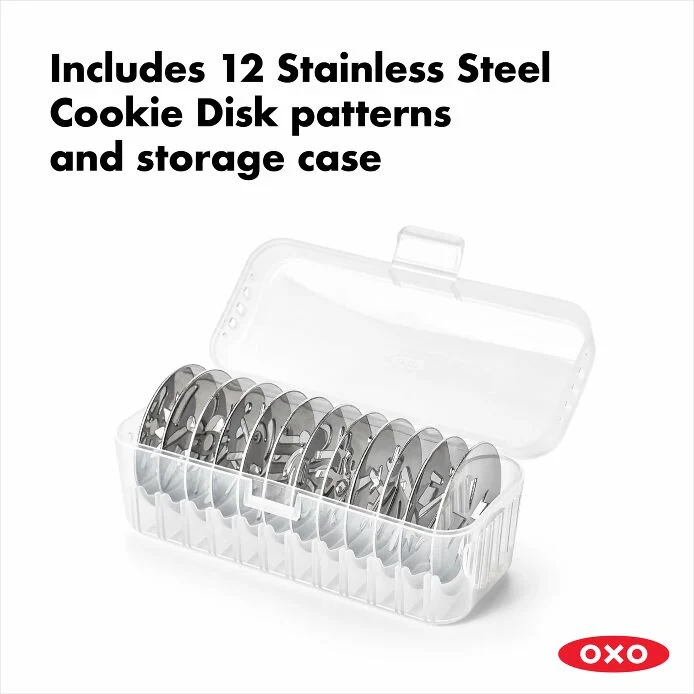 OXO Cookie Press With 12 Disks