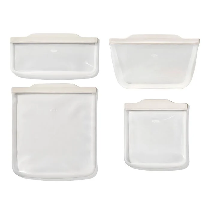Silicone Bags Bundle - Oat