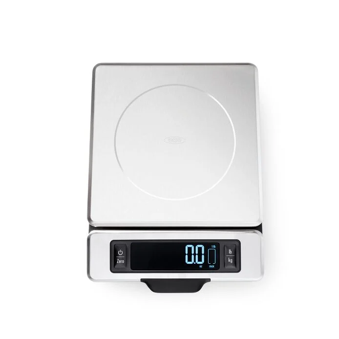 11 lb Stainless Steel Food Scale with Pull out Display