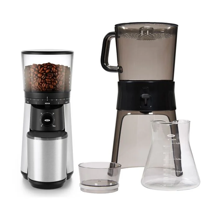 Cold Brew Coffee Maker & Conical Burr Coffee Grinder Bundle