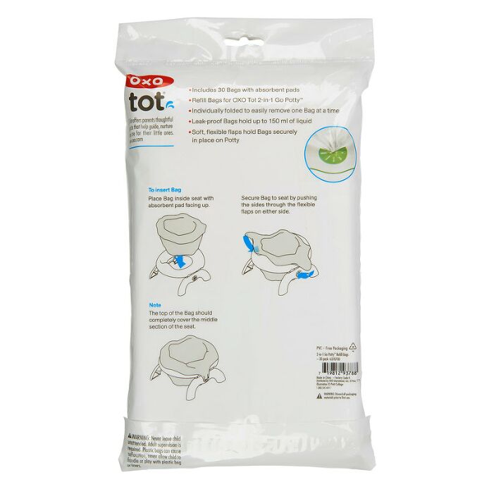 2-in-1 Go Potty™ Refill Bags - 30 Pack