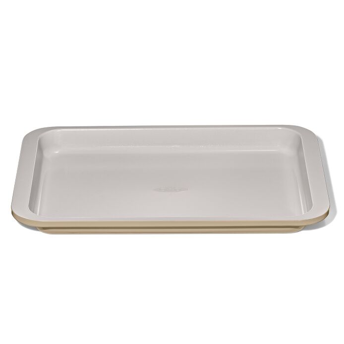 Non-Stick Pro Ceramic Coated Metal Bakeware Quarter Sheet Pan - Biscuit