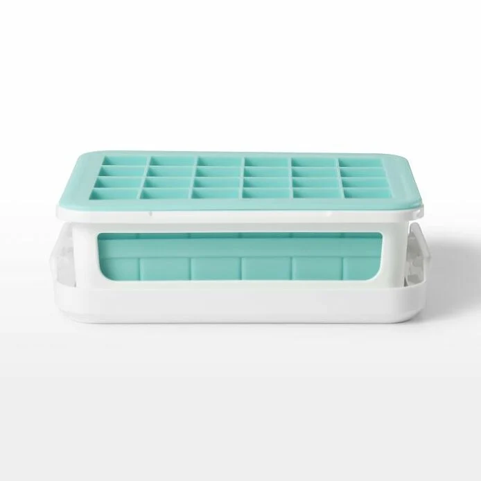 Covered Silicone Ice Cube Tray-Cocktail Cubes
