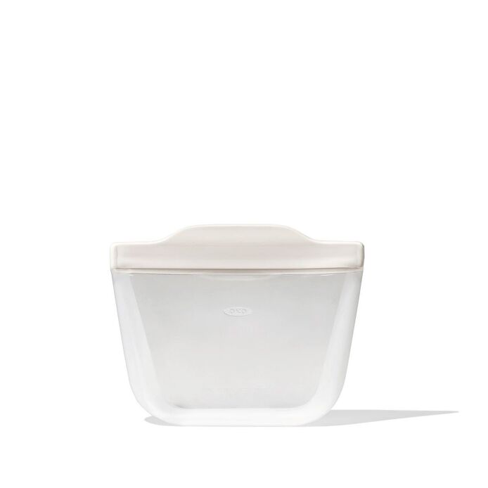 Silicone Reusable Bag - Stand-Up Snack (12 oz) – Oat