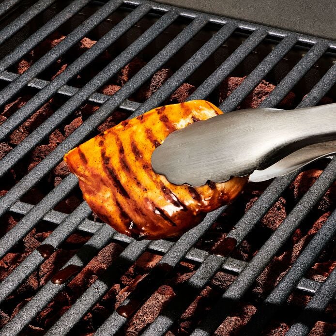Grilling Tongs with Built-In Bottle Opener