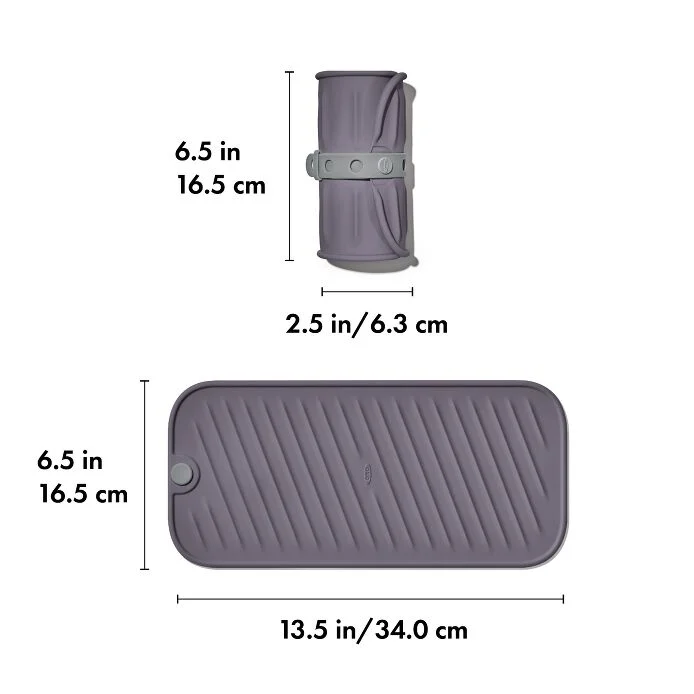Hot Styling Tool Mat - Gray