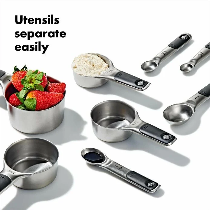 OXO Stainless Steel Measuring Cups and Spoons Set
