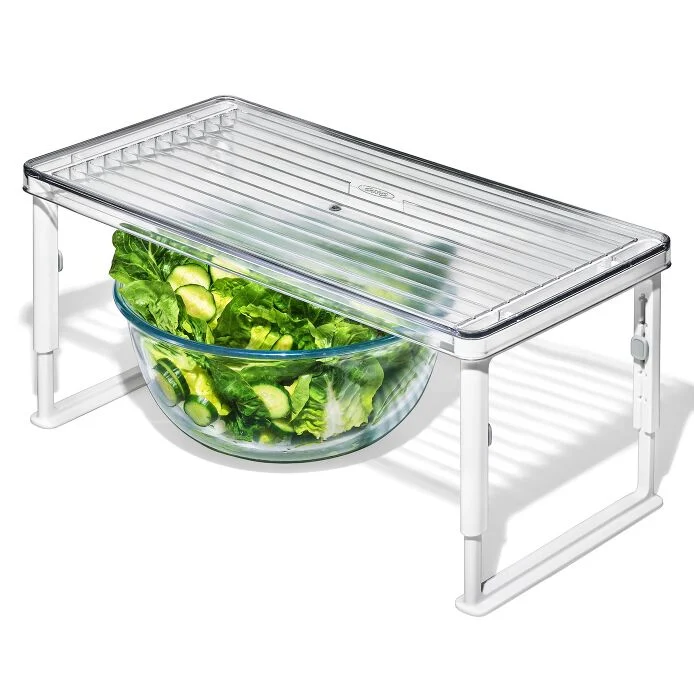 OXO Good Grips Adjustable Refrigerator Shelf Riser
