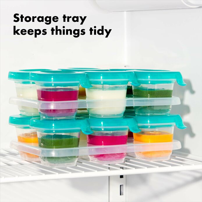 2 oz Baby Blocks™ Silicone Freezer Storage Containers