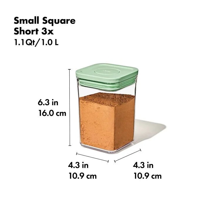 3-Piece POP Container Set with Mini Scoops - Limited Edition Pistachio