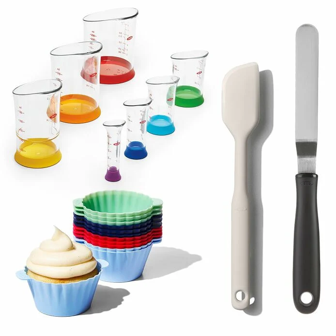 OXO Kid-Friendly Cupcake Baking Bundle